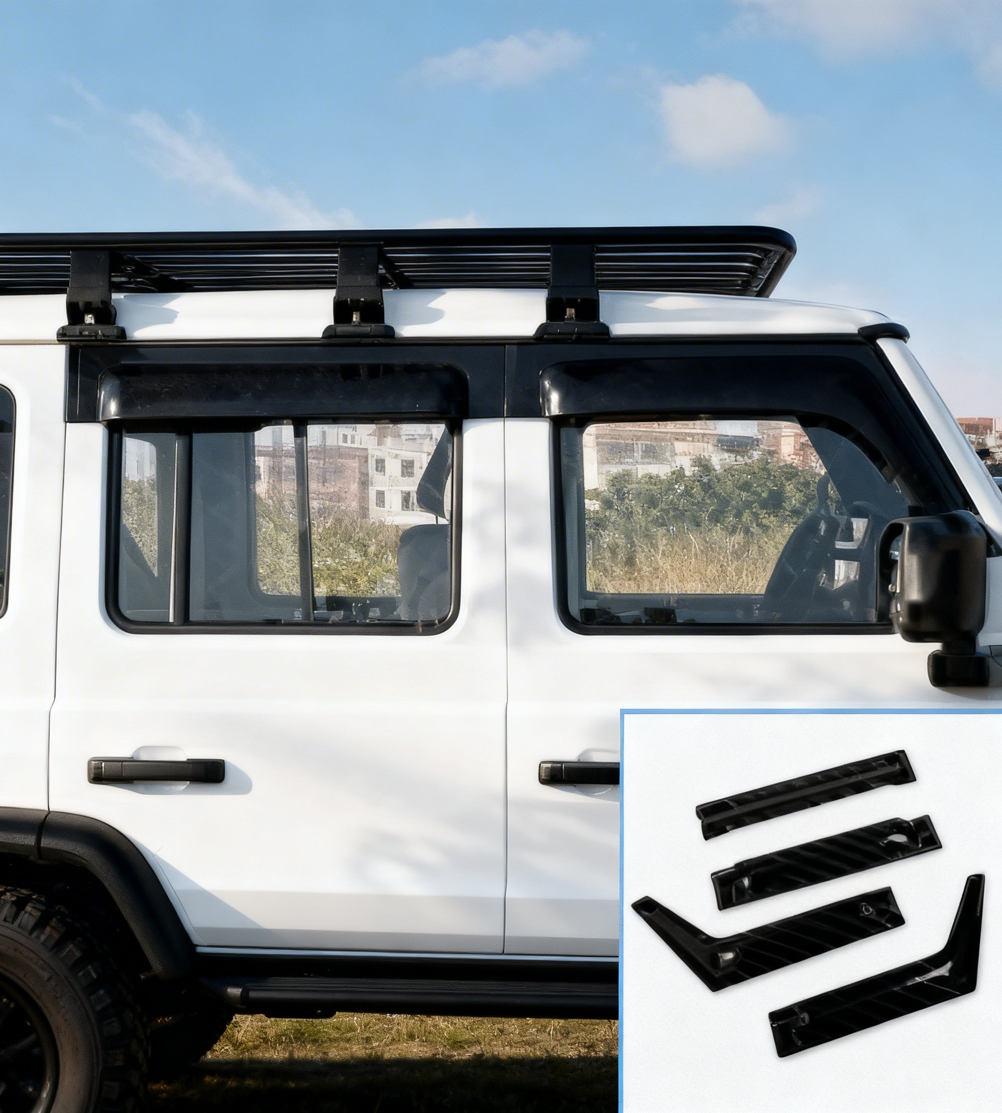 Wind Deflectors  4 Pieces