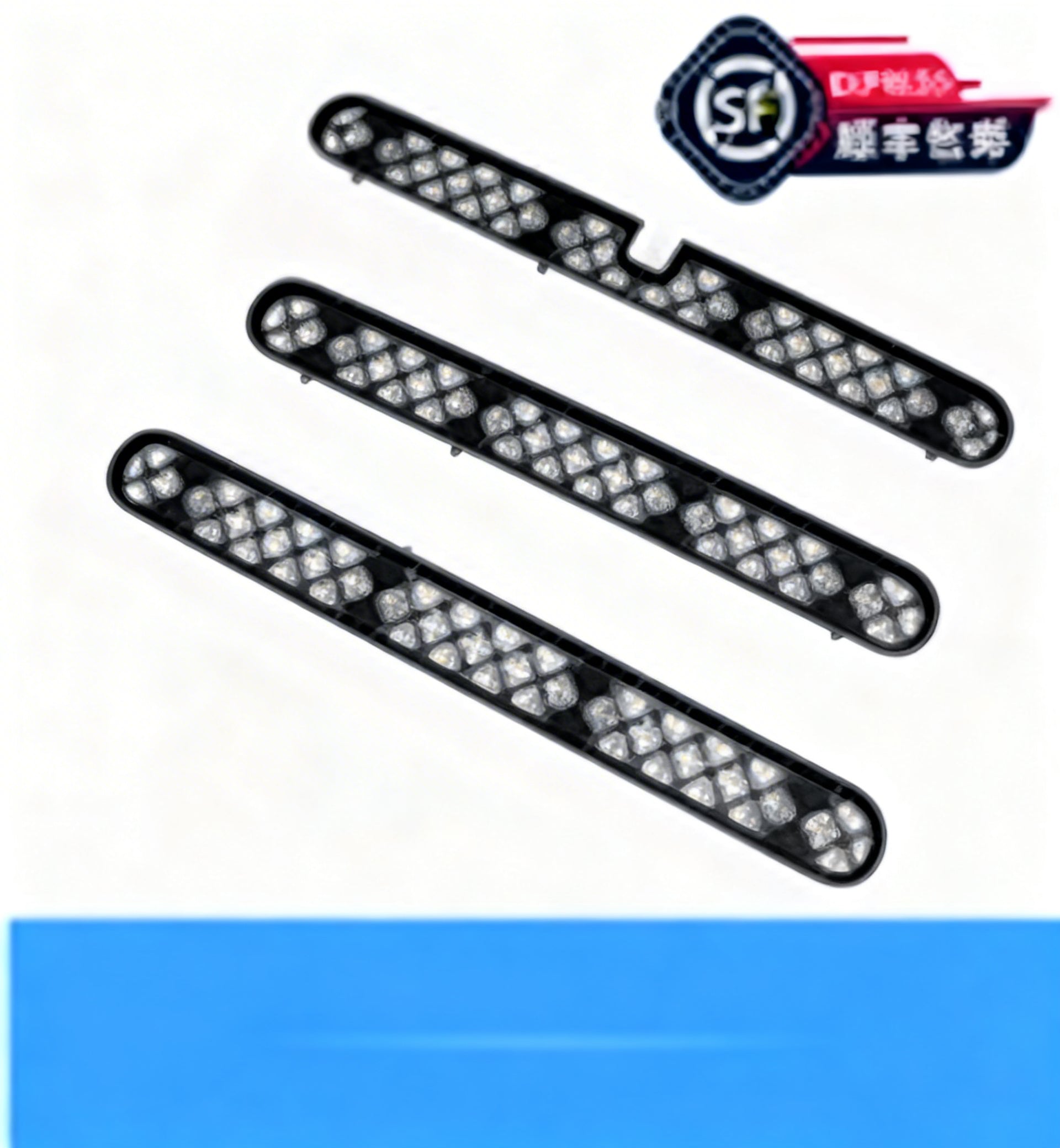 No-Drill Clip-On Bug Deflector 3 Pieces