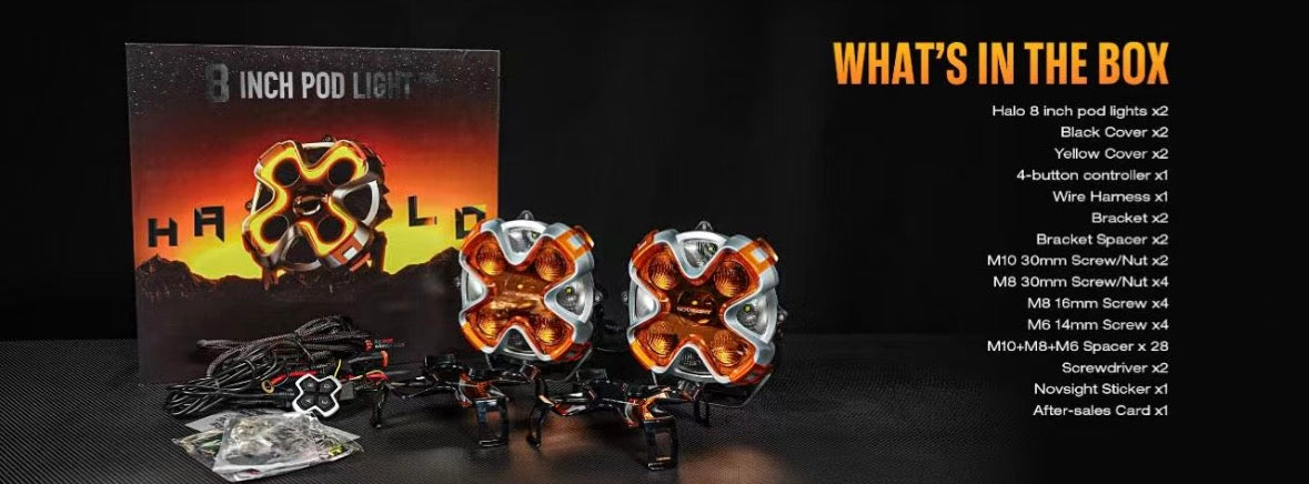 Halo Pro 8 Inch LED Pod Light