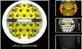 7-inch front bumper spotlight (white /yellow)